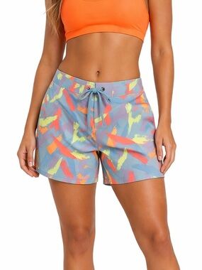 NWT Wild Fable Abstract Athletic Swim Board Shorts Size Large 12 14